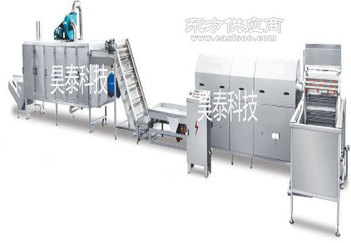 蘑菇清洗机流水线厂家 陕西清洗机流水线厂家 诸城昊泰机械科技图片