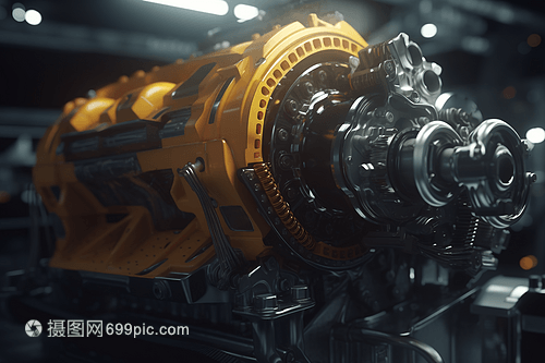 机械臂组装汽车零件