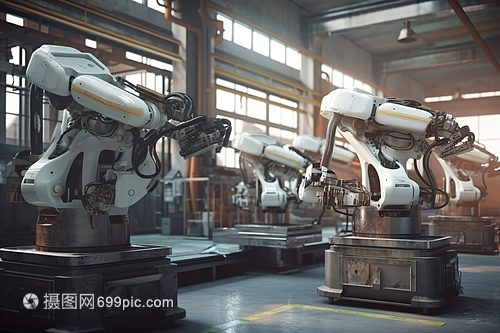 科技机械臂数字艺术