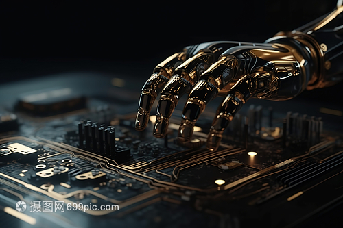 混合材质的机械手