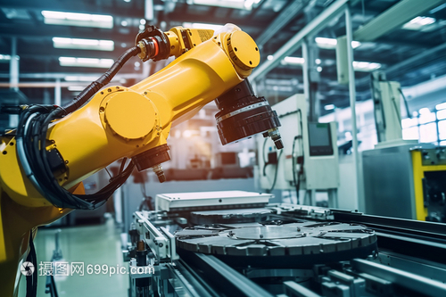 工厂里的机械手臂 机械科技的智能化革命
