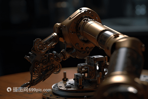 机械臂组装小零件 高效精准的机械科技应用